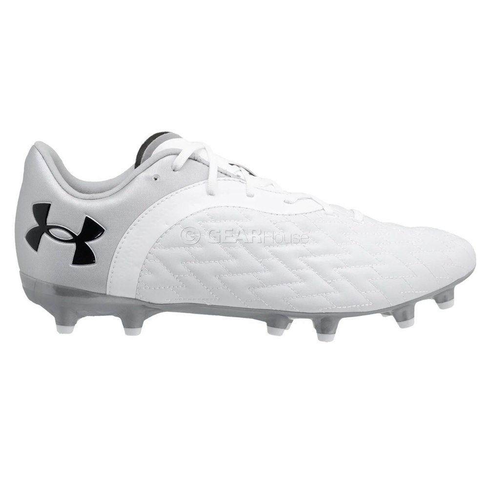 Under Armour Men’s Magnetico 2.0 FG Soccer Cleats White Size 11.5 3025642-100